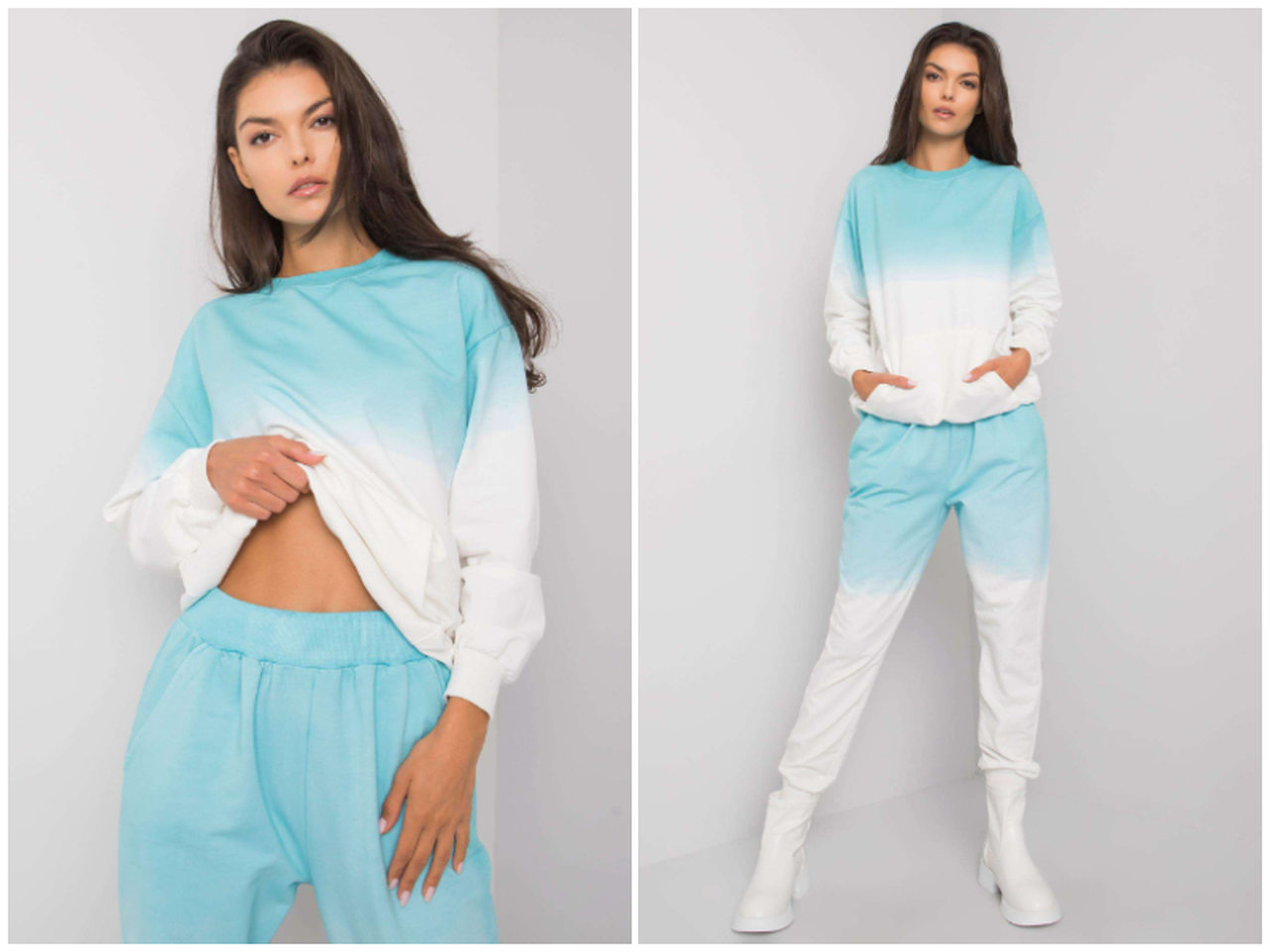 Jesienne bestsellery w hurtowni Warszawa Jesienne bestsellery w hurtowni - sportowy komplet ombre